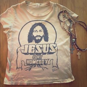 Jesus is My Homeboy Graphic Tee L